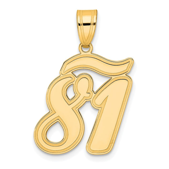 14k Yellow Gold Pendants Style SCN81 - Classique Jewelry Inc.