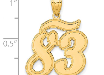 14k Yellow Gold Pendants Style SCN83 - Classique Jewelry Inc.