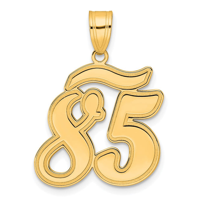 14k Yellow Gold Pendants Style SCN85 - Classique Jewelry Inc.