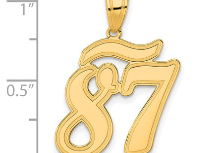 14k Yellow Gold Pendants Style SCN87 - Classique Jewelry Inc.