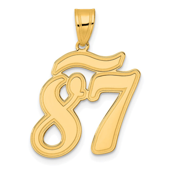 14k Yellow Gold Pendants Style SCN87 - Classique Jewelry Inc.