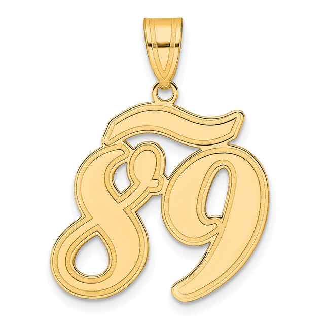 14k Yellow Gold Pendants Style SCN89 - Classique Jewelry Inc.