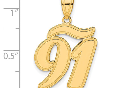 14k Yellow Gold Pendants Style SCN91 - Classique Jewelry Inc.
