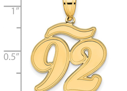 14k Yellow Gold Pendants Style SCN92 - Classique Jewelry Inc.