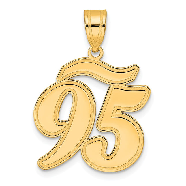 14k Yellow Gold Pendants Style SCN95 - Classique Jewelry Inc.