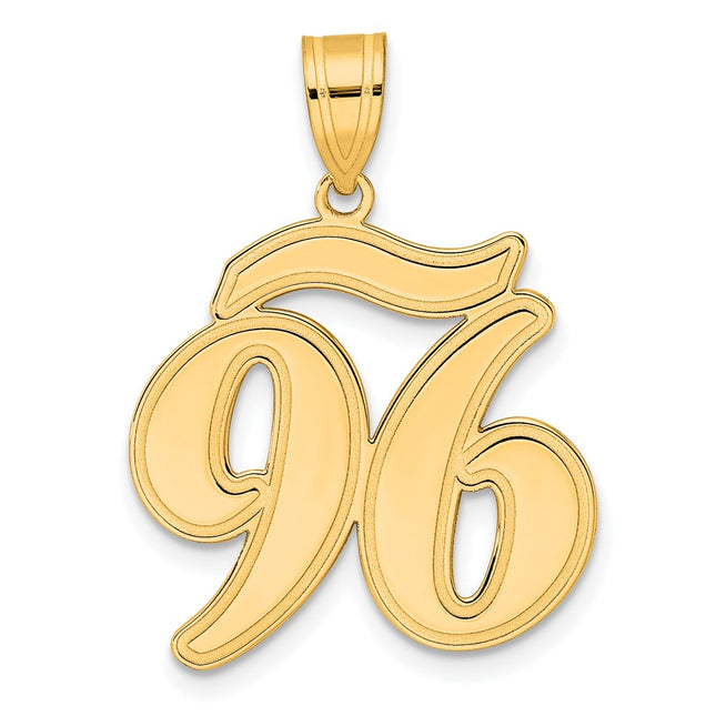 14k Yellow Gold Pendants Style SCN96 - Classique Jewelry Inc.