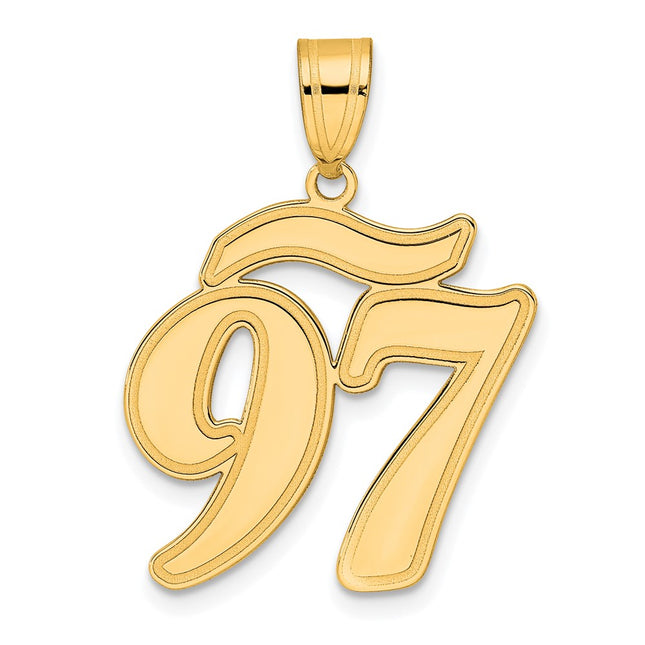 14k Yellow Gold Pendants Style SCN97 - Classique Jewelry Inc.