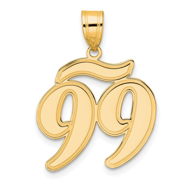 14k Yellow Gold Pendants Style SCN99 - Classique Jewelry Inc.