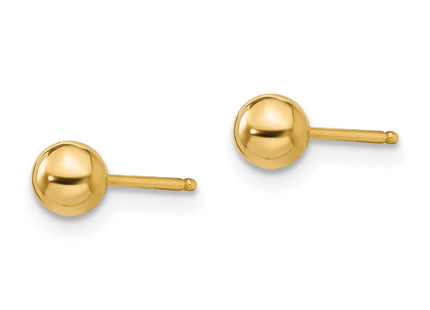 14K gold earrings, alternate view