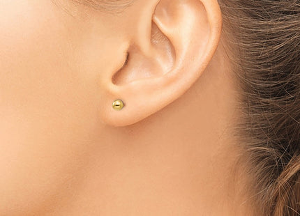 14K gold earrings, another view
