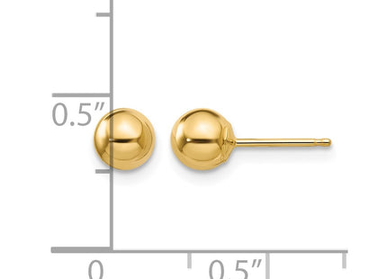 14K gold earrings, further view