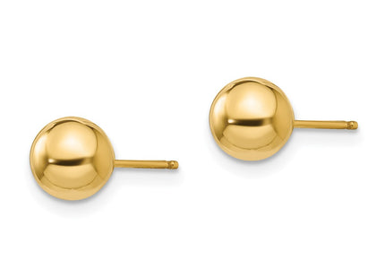 14K gold earrings, alternate view