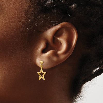 14K Madi K Polished Ball Post Earrings, 6 x 6mm