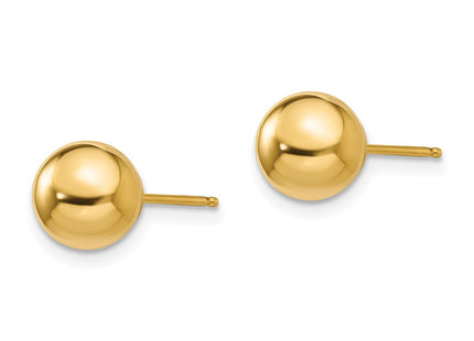 14K gold earrings, alternate view
