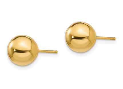 14K gold earrings, alternate view