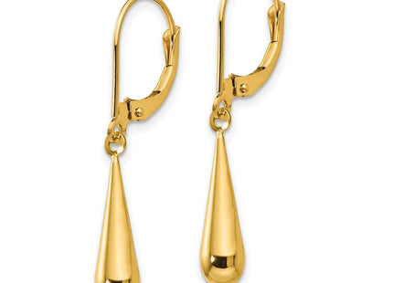 14k Yellow Gold Earrings Style SE1102 - Classique Jewelry Inc.