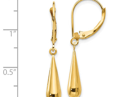 14k Yellow Gold Earrings Style SE1102 - Classique Jewelry Inc.