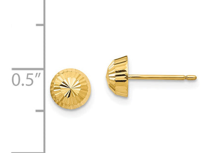 14k Yellow Gold Earrings Style SE118 - Classique Jewelry Inc.