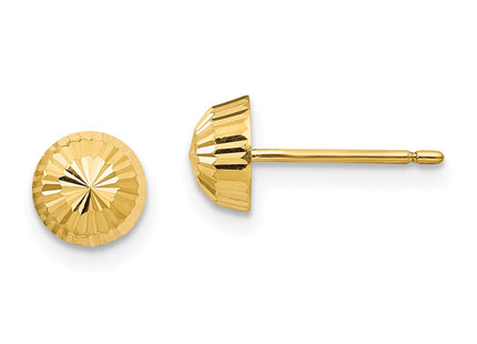 14k Yellow Gold Earrings Style SE118 - Classique Jewelry Inc.