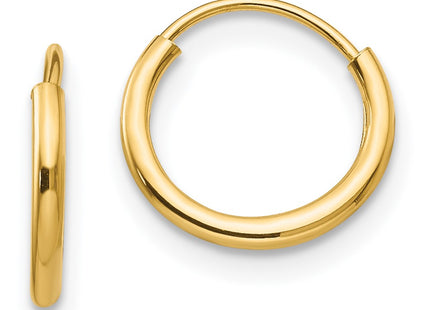 14k Yellow Gold Earrings Style SE1293 - Classique Jewelry Inc.