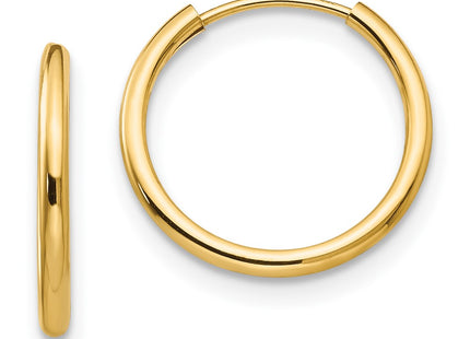 14k Yellow Gold Earrings Style SE1293 - Classique Jewelry Inc.