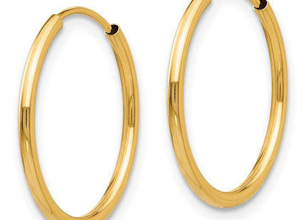 14k Yellow Gold Earrings Style SE1293 - Classique Jewelry Inc.