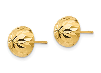 14K gold earrings, alternate view