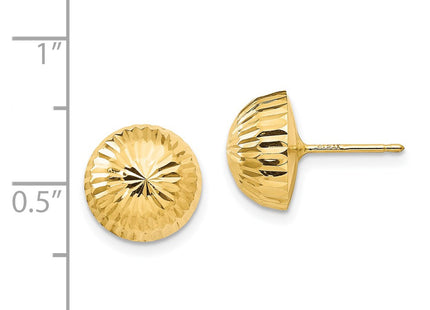14k Yellow Gold Earrings Style SE131 - Classique Jewelry Inc.