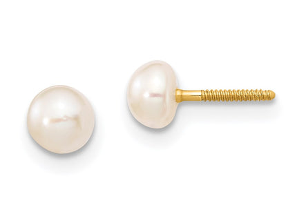 14k Yellow Gold Earrings Style SE1338 - Classique Jewelry Inc.