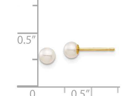 14k Yellow Gold Earrings Style SE134 - Classique Jewelry Inc.