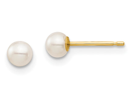 14k Yellow Gold Earrings Style SE134 - Classique Jewelry Inc.