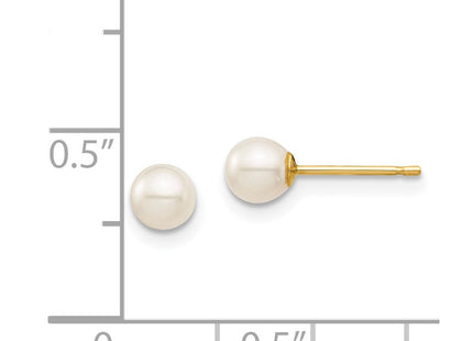 14k Yellow Gold Earrings Style SE135 - Classique Jewelry Inc.