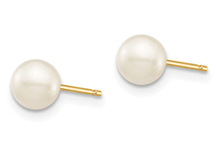 14k Yellow Gold Earrings Style SE136 - Classique Jewelry Inc.