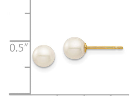 14k Yellow Gold Earrings Style SE136 - Classique Jewelry Inc.