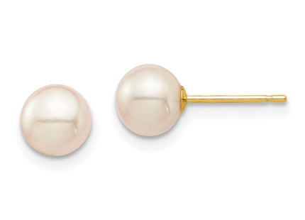 14k Yellow Gold Earrings Style SE137 - Classique Jewelry Inc.