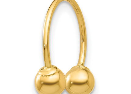14k Yellow Gold Earrings Style SE1376 - Classique Jewelry Inc.