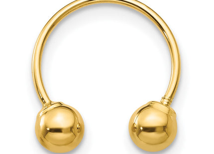 14k Yellow Gold Earrings Style SE1376 - Classique Jewelry Inc.