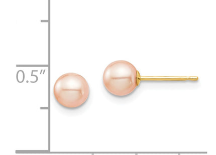 14k Yellow Gold Earrings Style SE144 - Classique Jewelry Inc.