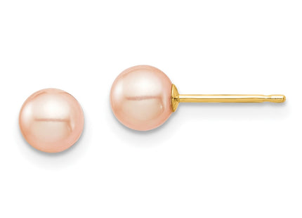 14k Yellow Gold Earrings Style SE144 - Classique Jewelry Inc.