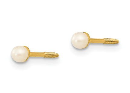 14k Yellow Gold Earrings Style SE145 - Classique Jewelry Inc.