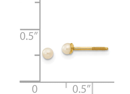 14k Yellow Gold Earrings Style SE145 - Classique Jewelry Inc.