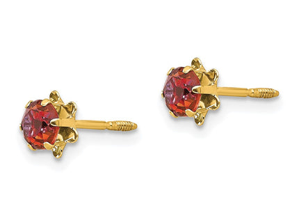 14k Yellow Gold Earrings Style SE165 - Classique Jewelry Inc.