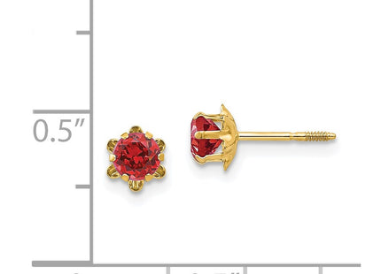 14k Yellow Gold Earrings Style SE165 - Classique Jewelry Inc.