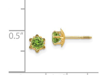 14k Yellow Gold Earrings Style SE166 - Classique Jewelry Inc.