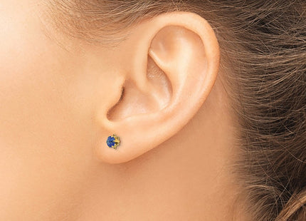 14k Yellow Gold Earrings Style SE167 - Classique Jewelry Inc.