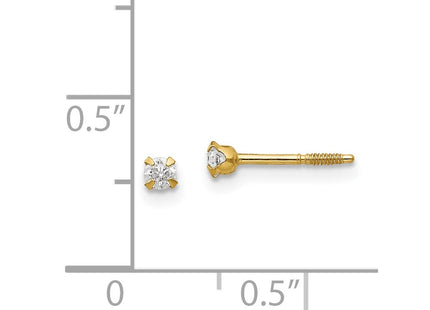 14k Yellow Gold Earrings Style SE1729 - Classique Jewelry Inc.