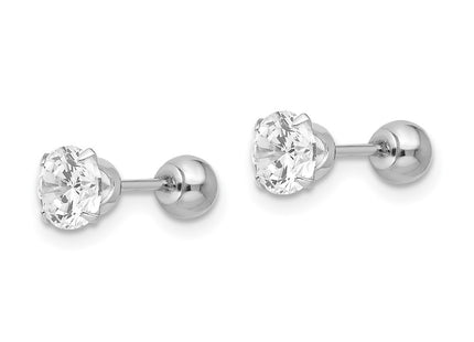 14k White Gold Earrings Style SE1771 - Classique Jewelry Inc.