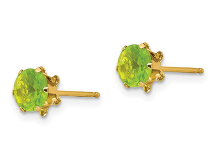 14k Yellow Gold Earrings Style SE178 - Classique Jewelry Inc.