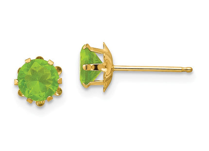 14k Yellow Gold Earrings Style SE178 - Classique Jewelry Inc.