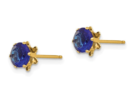 14k Yellow Gold Earrings Style SE179 - Classique Jewelry Inc.